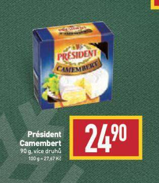 Billa Président camembert sýr nabídka