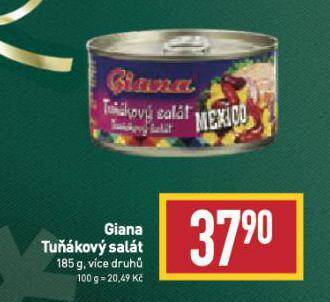Billa Giana tuňákový salát nabídka