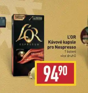 Billa Kávové kapsle l'or nabídka