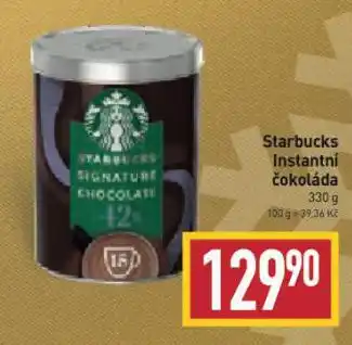 Billa Starbucks instantní čokoláda nabídka