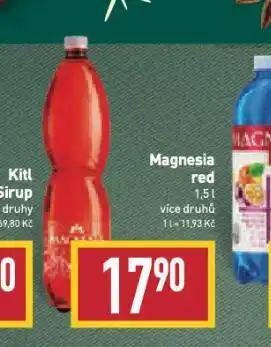 Billa Magnesia red nabídka