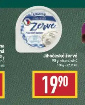 Billa Jihočeské žervé nabídka
