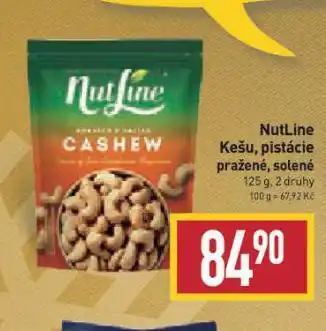 Billa Nutline pistácie nabídka