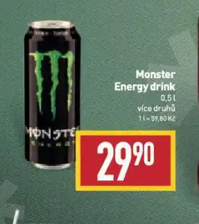 Billa Monster energy drink nabídka