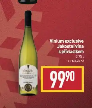 Billa Vinium exclusive nabídka