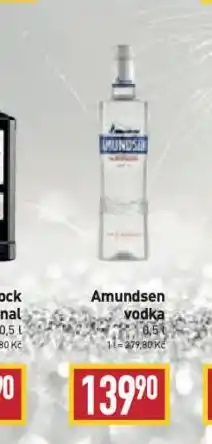 Billa Amundsen vodka nabídka