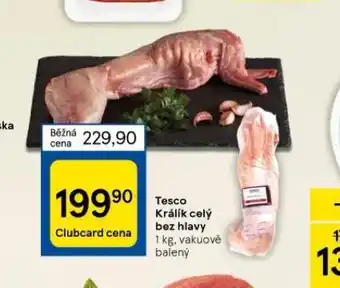 Tesco Králík celý bez hlavy nabídka