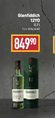 Billa Glenfiddich whisky nabídka