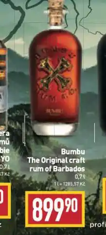 Billa Bumbu rum nabídka