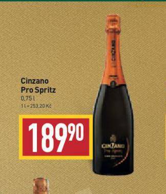 Billa Cinzano pro spritz nabídka