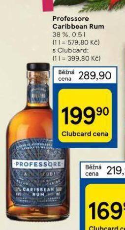 Tesco Professore caribbean rum nabídka