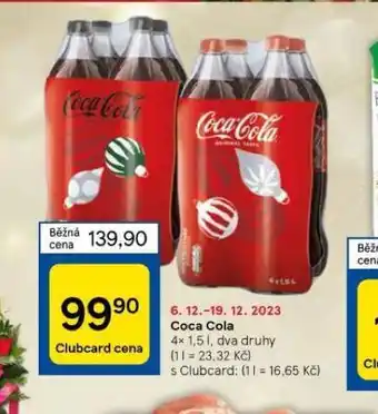Tesco Coca cola 4pack nabídka