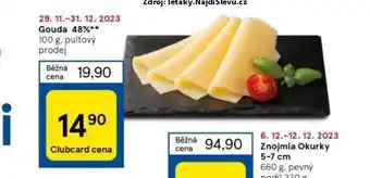Tesco Gouda 48% nabídka