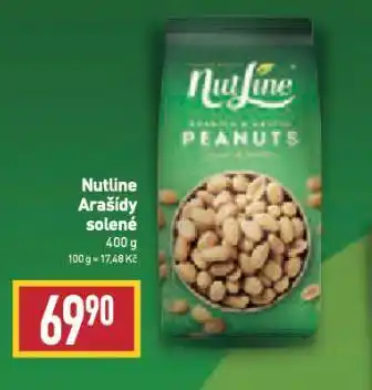 Billa Nutline arašídy nabídka