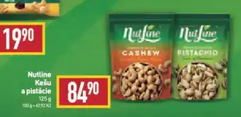 Billa Nutline kešu nabídka