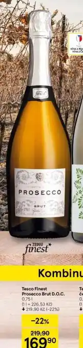 Tesco Tesco finest prosecco brut d.o.c nabídka