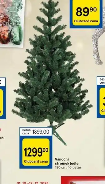 Tesco Vánoční stromek jedle nabídka