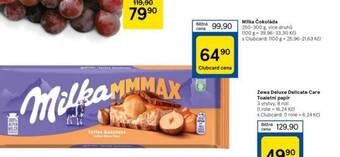 Tesco Milka čokoláda nabídka