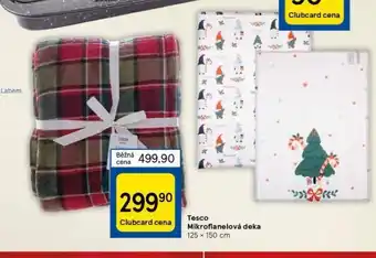 Tesco Tesco mikroflanelová deka nabídka