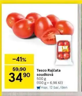 Tesco Rajčata soudková nabídka