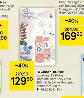 Tesco Fa vánoční balíček nabídka