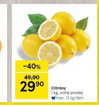 Tesco Citrony nabídka