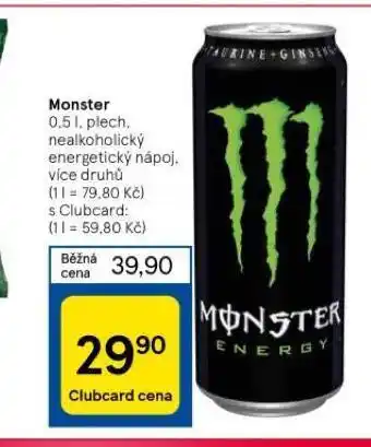 Tesco Monster nabídka