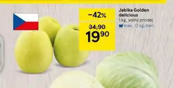 Tesco Jablka golden delicious nabídka