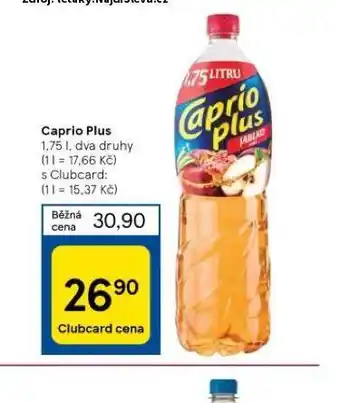 Tesco Caprio plus nabídka