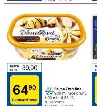 Tesco Prima zmrzlina nabídka