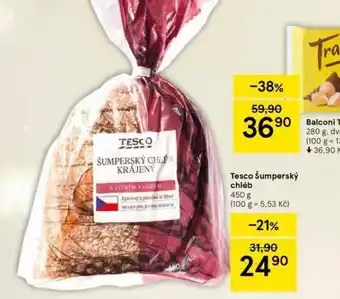 Tesco Tesco šumperský chléb nabídka