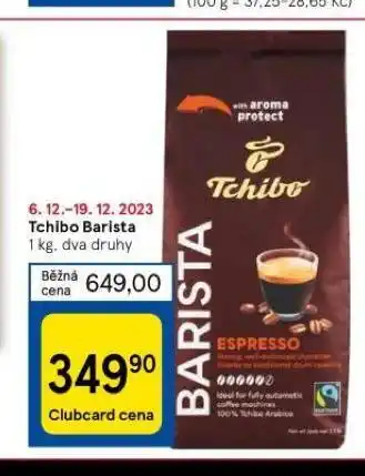 Tesco Tchibo barista nabídka