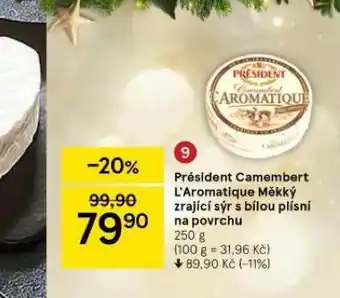 Tesco Président camembert l´aromatique nabídka