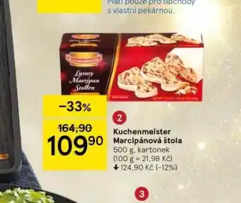 Tesco Marcipánová štola nabídka
