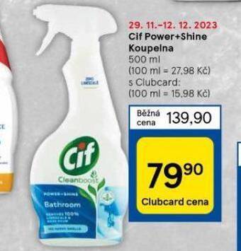 Tesco Cif power shine koupelna nabídka