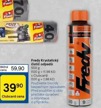 Tesco Fredy krystalický čistič odpadů nabídka