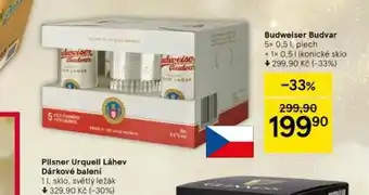 Tesco Pivo budweiser budvar original nabídka