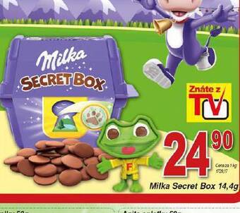 Hruška Milka secret box nabídka