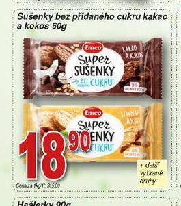 Hruška Sušenky bez přidaného cukru nabídka