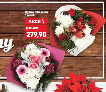 Kaufland Kytice mix velká nabídka
