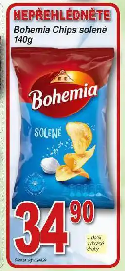 Hruška Bohemia chips nabídka