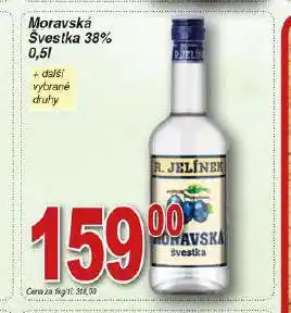 Hruška Moravská švestka nabídka