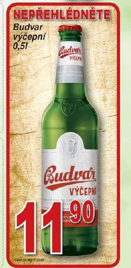 Hruška Pivo budvar nabídka