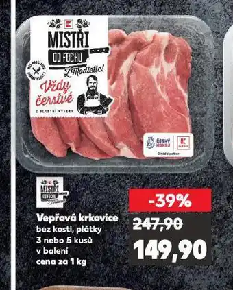 Kaufland Vepřová krkovice nabídka