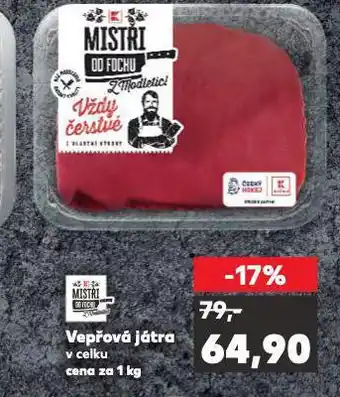 Kaufland Vepřová játra nabídka