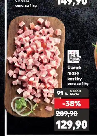 Kaufland Uzené maso kostky nabídka