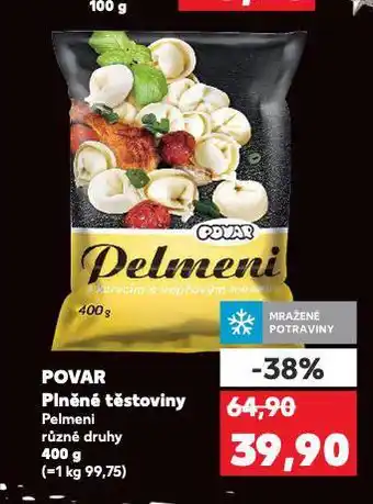 Kaufland Povar plněné těstoviny nabídka