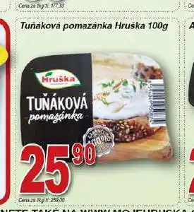 Hruška Tuňáková pomazánka nabídka