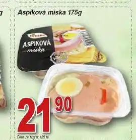Hruška Aspiková miska nabídka