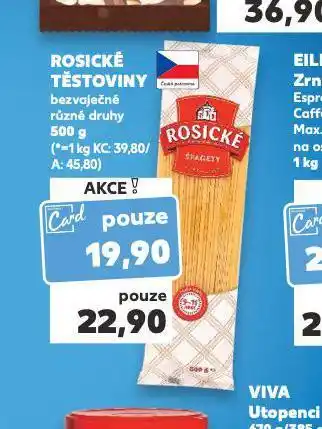 Kaufland Rosické těstoviny nabídka